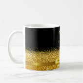 Mug 21e anniversaire arc en or noir (Gauche)