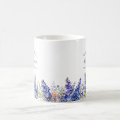 Mug 21e anniversaire Juillet Fleur de naissance Cadeau (Centre)