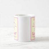 Mug 21e anniversaire Né 2002 Légende Rose tendre (Centre)