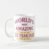 Mug 21ème. Anniversaire (Gauche)