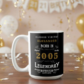 Mug 21st Birthday 2005 Legendary Retro