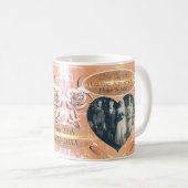 Mug 22e/7e anniversaire du Mariage de cuivre (Devant droit)