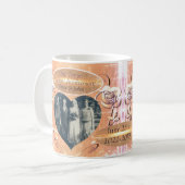 Mug 22e/7e anniversaire du Mariage de cuivre (Devant gauche)