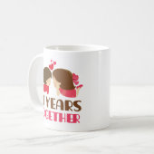 Mug 23ème Cadeau d'anniversaire pour elle (Devant gauche)