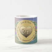 Mug 24e anniversaire du Mariage Opal (Centre)