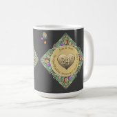 Mug 24e anniversaire du Mariage OpalServiette (Devant droit)