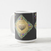 Mug 24e anniversaire du Mariage OpalServiette (Devant gauche)