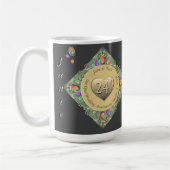 Mug 24e anniversaire du Mariage OpalServiette (Gauche)