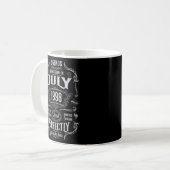 Mug 24e Anniversaire Légendes Sont Nées En Juillet 199 (Devant gauche)