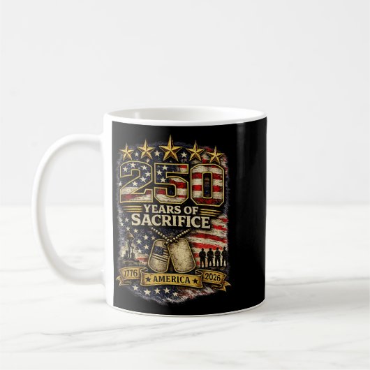 Mug 250 Aamérique Liberté Conception du 4 juillet (Gauche)