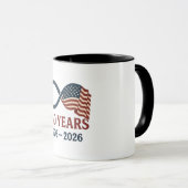 Mug 250 Anniversaire 1776-2026 USA Patriotique (Devant droit)