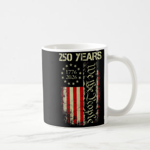 Mug 250 Ans 1776-2026 250e Anniversaire Drapeau États-