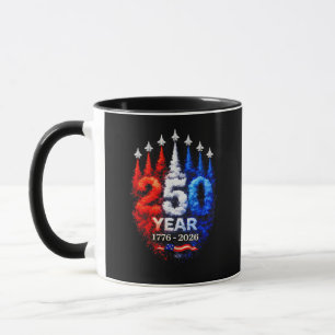 Mug 250 Ans Américain 1776 2026 250ème USA Patriotique