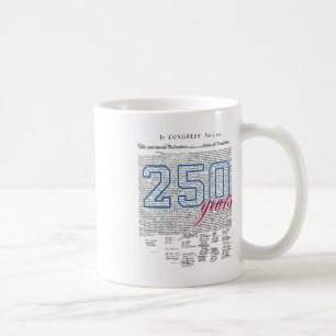 Mug 250 ans Amérique Anniversaire 250e indépendance D