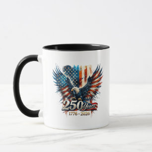 Mug 250 Ans d'Amérique Anniversaire 250e Indépendance