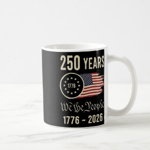 Mug 250 Ans d'Amérique Anniversaire 250e Indépendance
