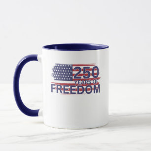 Mug 250 ans de célébration de l'indépendance des États