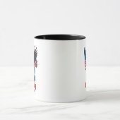 Mug 250 Ans de Liberté Aigle Patriotique Drapeau Améri (Centre)
