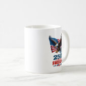 Mug 250 Ans de Liberté Aigle Patriotique Drapeau Améri (Devant droit)