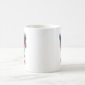 Mug 250 Ans de Liberté Aigle Patriotique Drapeau Améri (Centre)