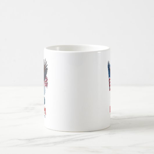Mug 250 Ans de Liberté Aigle Patriotique Drapeau Améri (Centre)