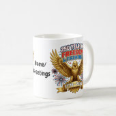 Mug 250 Ans de Liberté et Feux d'Artifice (Devant droit)
