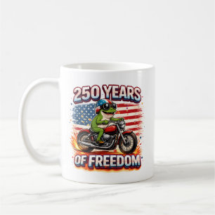 Mug 250 Ans De Liberté Patriotique Grenouille Motard U
