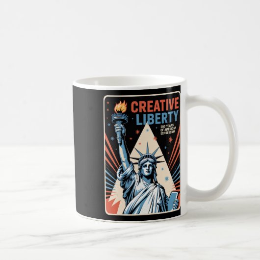 Mug 250 Ans D'Expression Américaine, Statue De La Libe (Droite)