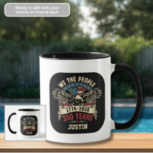 Mug 250 Ans Nous le Peuple Aigle 1776-2026 Café