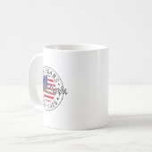 Mug 250 ans nous le peuple drapeau américain 1776 2026 (Devant gauche)