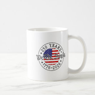 Mug 250 ans nous le peuple drapeau américain 1776 2026