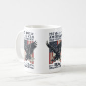 Mug 250 Years American Independence Patriotic Eagle (Devant gauche)