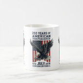 Mug 250 Years American Independence Patriotic Eagle (Centre)
