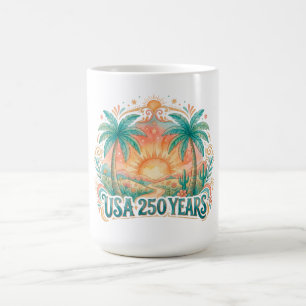 Mug 250e anniversaire d'Amérique USA Palm Beach