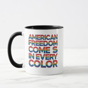 Mug 250e anniversaire de la liberté américaine Toutes