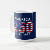 Mug 250e anniversaire des États-Unis (Devant gauche)