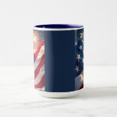 Mug 250e anniversaire du drapeau américain et feux d'a (Centre)