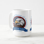 Mug 250e anniversaire États-Unis (Devant gauche)
