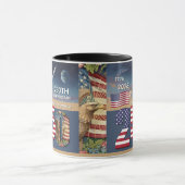 Mug 250e anniversaire États-Unis, Drapeau américain /  (Centre)