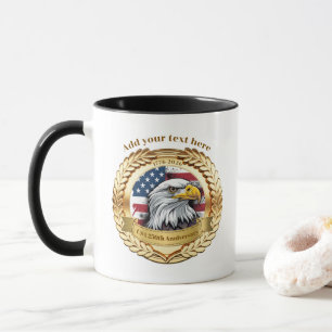 Mug 250e anniversaire USA Patriotique 1776–2026 Bout