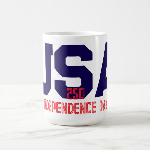 Mug 250ème Jour de l'Indépendance des États-Unis