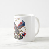 Mug 250th Anniversary America Patriotic Eagle 2026  (Devant droit)