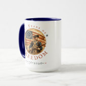 Mug 250th Anniversary Revolutionary Soldier Freedom (Devant gauche)