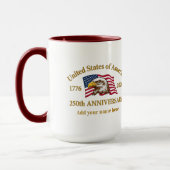 Mug 250th Anniversary USA Patriotic | 1776–2026 (Gauche)