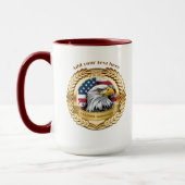 Mug 250th Anniversary USA Patriotic | 1776–2026 Button (Gauche)