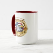 Mug 250th Anniversary USA Patriotic | 1776–2026 Button (Devant gauche)