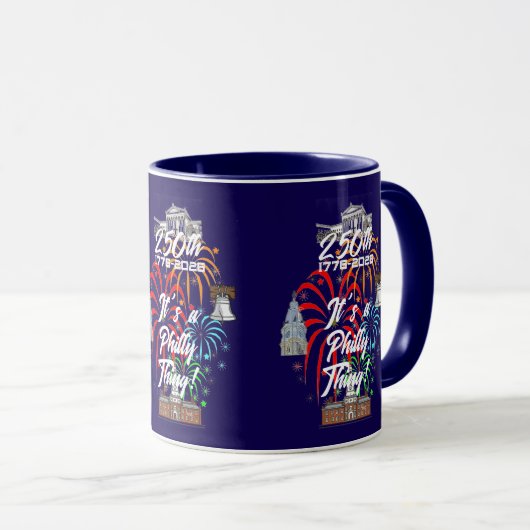 Mug "250th It's a Philly Thing!" (Devant droit)