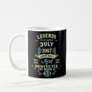 Mug 25 Anniversaire Des Légendes De Décoration Sont Né