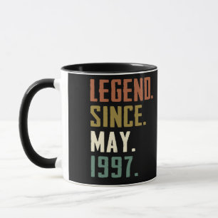 Mug 25 Years Old Legend Since May 1997 25th birthday
