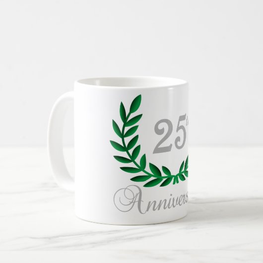 Mug 25e anniversaire (Devant gauche)